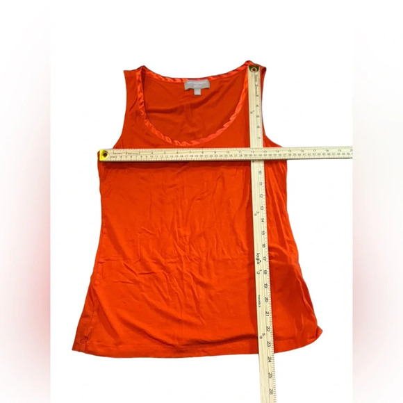 EUC banana republic tank in reddish orange small cotton soft - Picture 3 of 4